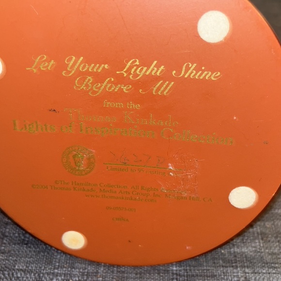 Very limited edition only 95 castings of Thomas Kincaid lights of inspiration’04 - Picture 4 of 8